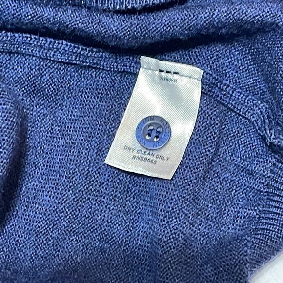 Nordstrom Men 100% Extra Fine Merino Wool Long Sleeve Sweater Shirt Size M - Picture 11 of 12